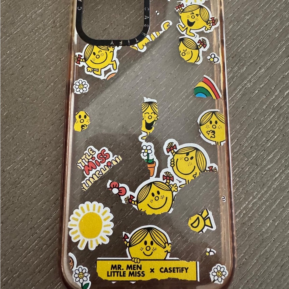 Casetify Mr. Men Little Miss Cheerful Yellow Case